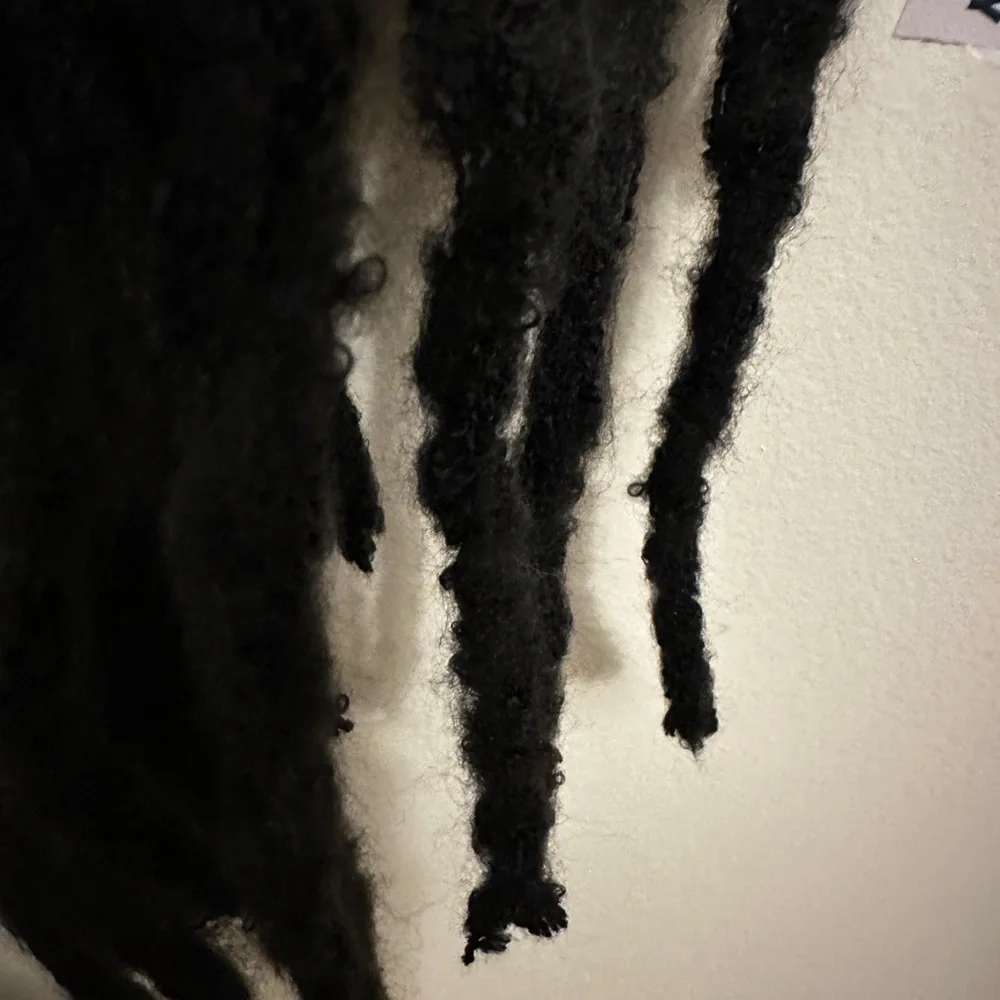Black Fringe Scarf - Picture 3 of 3